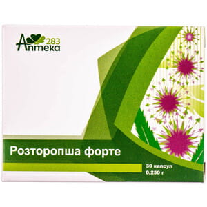 Капсулы для улучшения работы печени Расторопша форте 3х10 шт