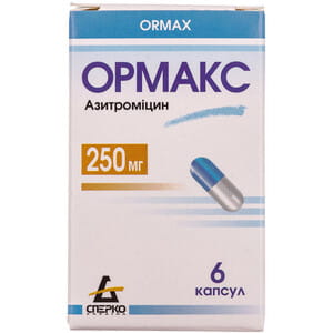 Ормакс капс. 250мг №6