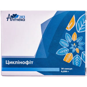 Циклинофит капсули сприяють покращенню якості життя у жінок у клімактеричному періоді 3 блистера по 10 шт