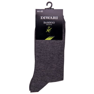 Носки мужские DIWARI (Дивари) BAMBOO 18C-5CП 000 меланж цвет темно-серый размер (стопа) 29 см 1 пара