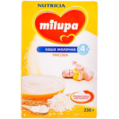 Каша молочная детская Нутриция Milupa (Милупа) Рисовая 230 г