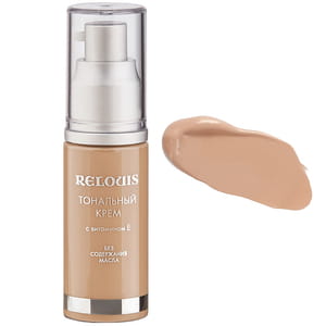 Крем тональный для лица RELOUIS (Релуи) с витамином Е цвет 86 Легкий загар 33 г