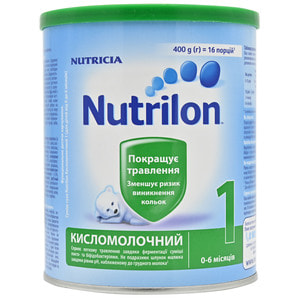 Смесь молочная детская Нутриция NUTRILON (Нутрилон) Кисломолочный 1 для улучшения пищеварения с 0 до 6 месяцев 400 г