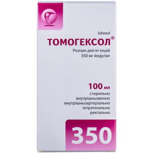Томогексол р-р д/ин. 350мг йода/мл фл. 100мл №1