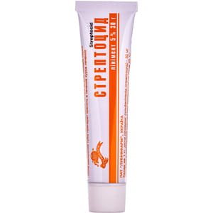 Стрептоцид линимент 5% туба 30г