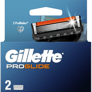 Кассеты сменные для бритья GILLETTE Fusion (Жиллет Фьюжин) ProGlide (Проглайд) 2 шт