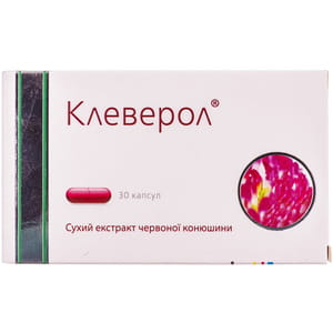 Капсулы для улучшения состояния в период менопауз и климакса Клеверол 2 блистера по 15 шт