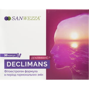 Капсули для поліпшення стану в передменопаузний період Декліманс 30 шт