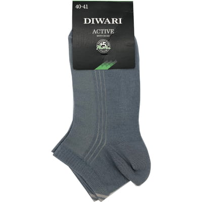 Шкарпетки чоловічі DIWARI (Діварі) ACTIVE 7С-37СП 018 короткі колір світлий джинс розмір (стопа) 25 см 1 пара