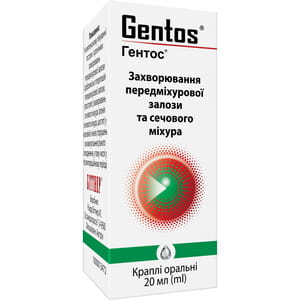 Гентос крап. орал. фл. 20мл