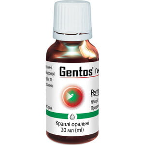 Гентос крап. орал. фл. 20мл