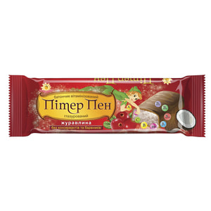 Батончик в шоколадній глазурі вітамінізований Пітер Пен Журавлина 40 г
