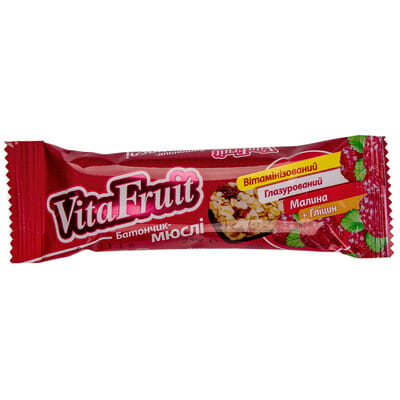Батончик-мюслі Vita Fruit (Віта Фрут) Малина 25 г
