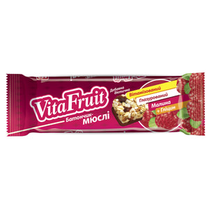 Батончик мюсли Vita Fruit (Вита Фрут) Малина 25 г