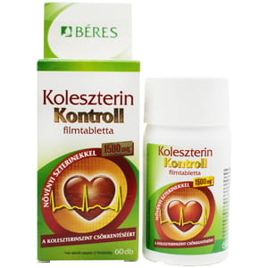 Береш Холестерин контроль таблетки для снижения холестерина в крови флакон 60 шт
