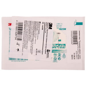 Повязка для фиксации катетеров (пластырь) Tegaderm (Тегадерм) 1623W прозрачная пленочная с вырезом размер 6 см х 7 см 1 шт