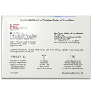 Ланцет медичний стерильний Droplet (Дроплет) одноразового використання розмір голки 28G 200 шт