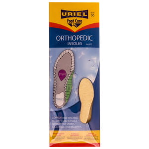 Стельки ортопедические URIEL (Уриель) модель 377 Ortho Sport Insoles спортивные размер 36