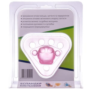 Еспандер кистьовий легкий рожевий ASA355-L