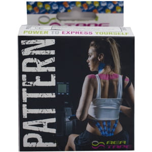 Бинт медицинский эластичный кинезиологический тейп REA TAPE (Рай Тейп) узор монстрики размер 5м х 5см 1 шт