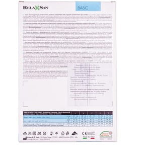 Чулки на резинке RELAXSAN (Релаксан) 70 ден (12-17 мм) размер 3 бежевые