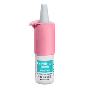 Супероптік Компліт краплі очні для зменшення симптомів синдрому «сухого» ока  флакон 10 мл