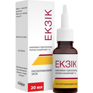 Екзік р-н нашкір. 1% фл. 20мл