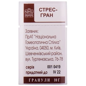 Стресс-гран гран. пенал 10г