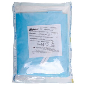 Рубашка медицинская с коротким рукавом стерильная размер 50-52 L Славна