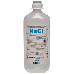 Натрия хлорид (физ. раствор) изот. 0,9% Б. Браун р-р д/инф. 0,9% фл. 500мл №10