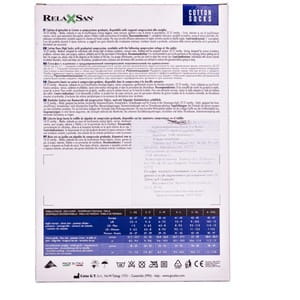 Гольфы RELAXSAN (Релаксан) хлопок для мужчин 140 ден (18-22мм) размер 5 черные