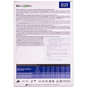 Гольфи RELAXSAN (Релаксан) бавовна для чоловіків 280 ден (22-27мм) розмір 6 чорні