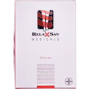 Гольфи RELAXSAN (Релаксан) бавовна відкритий носок (23-32 мм) розмір 5 бежеві