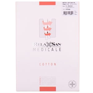 Панчохи з відкритим носком RELAXSAN (Релаксан) бавовна (23-32мм) розмір 3 бежеві
