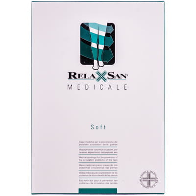Гольфи RELAXSAN (Релаксан) Soft відкритий носок (23-32 мм) розмір 4 бежеві