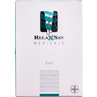 Чулки с открытым носком RELAXSAN (Релаксан) Soft (23-32 мм) размер 3 бежевые
