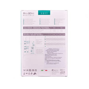 Панчохи з відкритим носком RELAXSAN (Релаксан) Soft (23-32 мм) розмір 4 бежеві