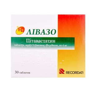 Лівазо табл. в/о 4мг №30