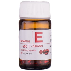 Вітамін Е 400-Санофі капс. м'які 400мг №30