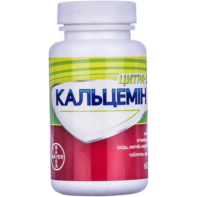 Цитра-Кальцемин комплекс витаминов и минералов таблетки флакон 60 шт