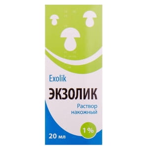 Экзолик р-р накож. 1% фл. 20мл