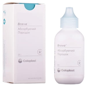 Порошок абсорбуючий Coloplast (Колопласт) Brava 1907 для догляду за стомою флакон 25 г