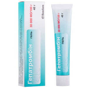 Гепатромбин гель 30000МЕ/100г туба 40г