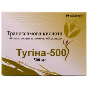Тугина-500 табл. п/о 500мг №10