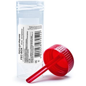 Емкость для забора кала FEC-BOX нестерильная 30 мл