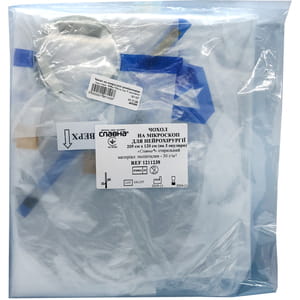Чехол на микроскоп для нейрохирургии стерильный размер 205 х 120 см на 3 окуляра Славна