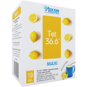Тет 36.6 Максі пор. д/орал. р-ну лимон саше-пак. 23г №10