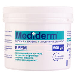 Крем для шкіри Mediderm (Медидерм) пом'якшуючий при псоріазу, екземі та атопічному дерматиті 500 г