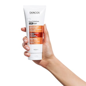 Маска для волосся VICHY (Віши) Dercos Kera-Solution (Деркос Кера Солюшнз) відновлююча 2-хвилинна з комплексом Про-Кератин 200 мл