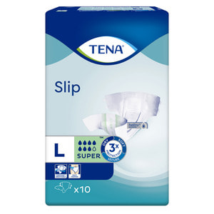 Подгузники для взрослых TENA (Тена) Slip Super Large (Слип Супер Ладж) размер 3 10 шт NEW